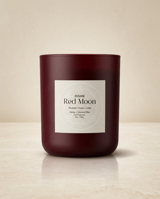 Red Moon Candle